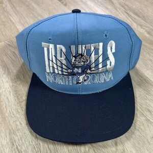 VTG UNC North Carolina Tar Heels Snapback Hat College Signature Blue Cap